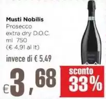 Musti Nobilis - Prosecco Extra Dry D.O.C.