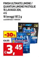 Finish - Ultimate Limone/ Quantum Limone Pastiglie Finish - Ultimate Limone/ Quantum Limone Pastiglie