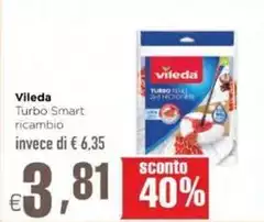 Vileda - Turbo Smart Ricambio  Vileda - Turbo Smart Ricambio