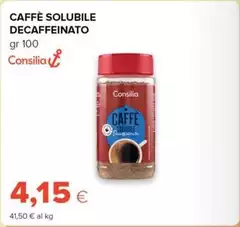 Consilia - Caffè Solubile Decaffeinato Consilia - Caffè Solubile Decaffeinato