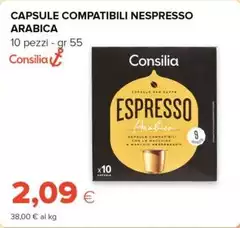 Consilia - Capsule Compatibili Nespresso Arabica Consilia - Capsule Compatibili Nespresso Arabica