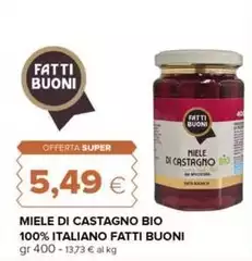 Fattoria buon amore - Miele Di Castagno Bio 100% Italiano