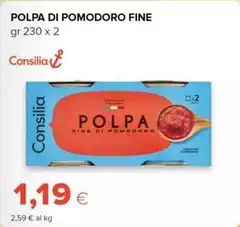 Consilia - Polpa Di Pomodoro Fine Consilia - Polpa Di Pomodoro Fine