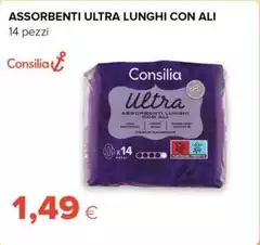 Consilia - Assorbenti Ultra Lunghi Con Ali