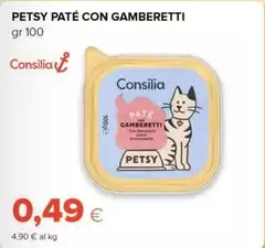 Consilia - Petsy Pate Con Gamberetti Consilia - Petsy Pate Con Gamberetti