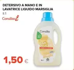 Consilia - Detersivo A Mano E In Lavatrice Liquido Marsiglia Consilia - Detersivo A Mano E In Lavatrice Liquido Marsiglia