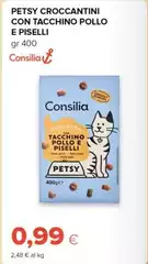Consilia - Petsy Croccantini Con Tacchino Pollo E Piselli