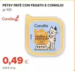 Consilia - Petsy Pate Con Fegato E Coniglio Consilia - Petsy Pate Con Fegato E Coniglio