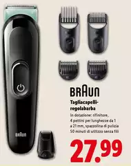 Braun - Tagliacapelli-Regolabarba