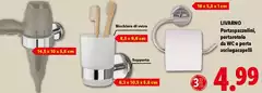 Livarno - Portaspazzolini, Portarotolo Da Wc O Porta Asciugacapelli
