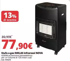 Nova - Stufa A Gas Infrarossi