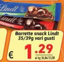 Lindt - Barrette Snack