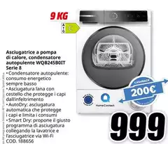 Bosch - Asciugatrice A Pompa Di Calore, Condensatore Autopulente WO8245B0IT