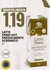 Alpenspitz - Latte Fieno Uht Parzialmente Scremato