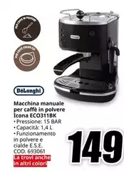 Macchina Manuale Per Caffe In Polvere Eco318K Macchina Manuale Per Caffe In Polvere Eco318K