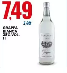 Grappa Bianca 38% Vol.