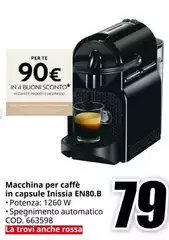Per Te - Macchina Per Caffè In Capsule EN80.B Per Te - Macchina Per Caffè In Capsule EN80.B