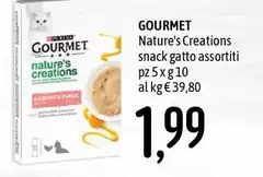 Gourmet Purina - Nature's Creations Snack Gatto Assortiti