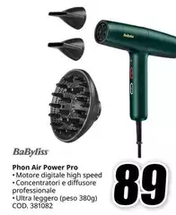 Babyliss - Phon Air Power Pro Babyliss - Phon Air Power Pro