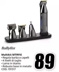 Babyliss - Multikit MT991E Babyliss - Multikit MT991E