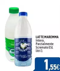 Latte maremma - Intero, Parzialmente Scremato Esl