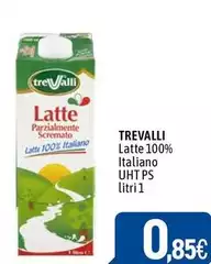 Trevalli -  Latte 100% Italiano Uht Ps