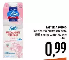 Latteria soligo - Latte Parzialmente Scremato UHT A Lunga Conservazione