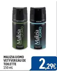 Malizia - Uomo Vetyver Eau De Toilette Malizia - Uomo Vetyver Eau De Toilette