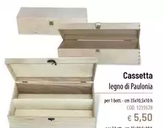 Cassetta Legno Di Paulonia Cassetta Legno Di Paulonia