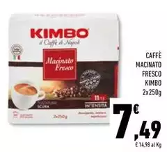 Kimbo - Caffè Macinato Fresco Kimbo - Caffè Macinato Fresco