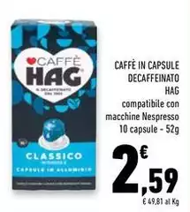Hag - Caffè In Capsule Decaffeinato Hag - Caffè In Capsule Decaffeinato