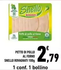 Rovagnati - Petto Di Pollo Al Forno Snello