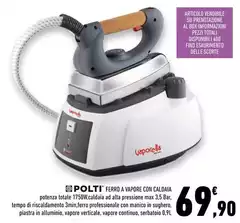 Polti - Ferro A Vapore Con Caldaia Polti - Ferro A Vapore Con Caldaia