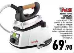 Polti - Ferro A Vapore Con Caldaia 505 Pro Polti - Ferro A Vapore Con Caldaia 505 Pro
