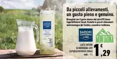 Conad - Latte Intero Di Montagna Uni Sapori&Dintorni