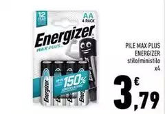 Energizer - Pile Max Plus Energizer - Pile Max Plus