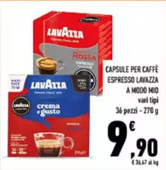 Lavazza - Capsule Per Caffè Espresso A Modo Mio Lavazza - Capsule Per Caffè Espresso A Modo Mio
