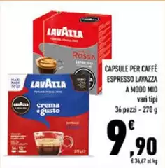 Lavazza - Capsule Per Caffè Espresso A Modo Mio