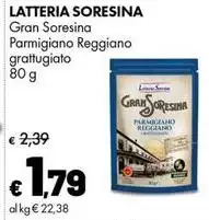 Latteria Soresina - Gran Soresina Parmigiano Reggiano Grattugiato Latteria Soresina - Gran Soresina Parmigiano Reggiano Grattugiato