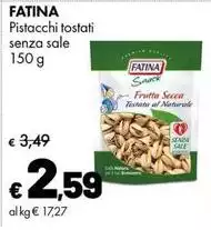 Fatina - Pistacchi Tostati Senza Sale