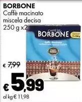 Caffe borbone - Caffè Macinato Miscela Decisa