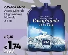 Cavagrande - Acqua Minerale  Cavagrande - Acqua Minerale