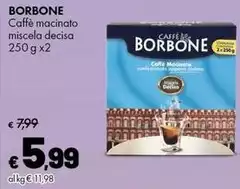 Caffe borbone - Caffè Macinato Miscela Decisa
