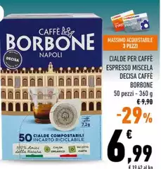 Caffe borbone - Cialde Per Caffè Espresso Miscela Decisa Caffè