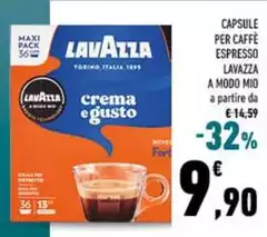 Lavazza - Capsule Per Caffè Espresso Lavazza - Capsule Per Caffè Espresso