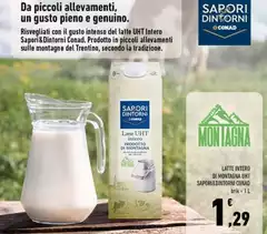 Conad - Latte Intero Di Montagna UHT Sapori&Dintorni
