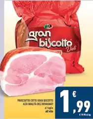 Rovagnati - Prosciutto Cotto Gran Biscotto Alta Qualità Deli Rovagnati - Prosciutto Cotto Gran Biscotto Alta Qualità Deli