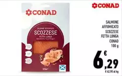 Conad - Salmone Affumicato Scozzese Fetta Lunga