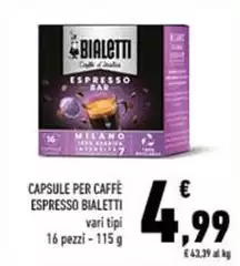 Bialetti - Capsule Per Caffè Espresso Bialetti - Capsule Per Caffè Espresso