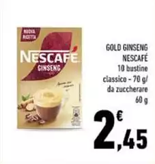 Nescafé - Gold Ginseng Nescafé - Gold Ginseng
